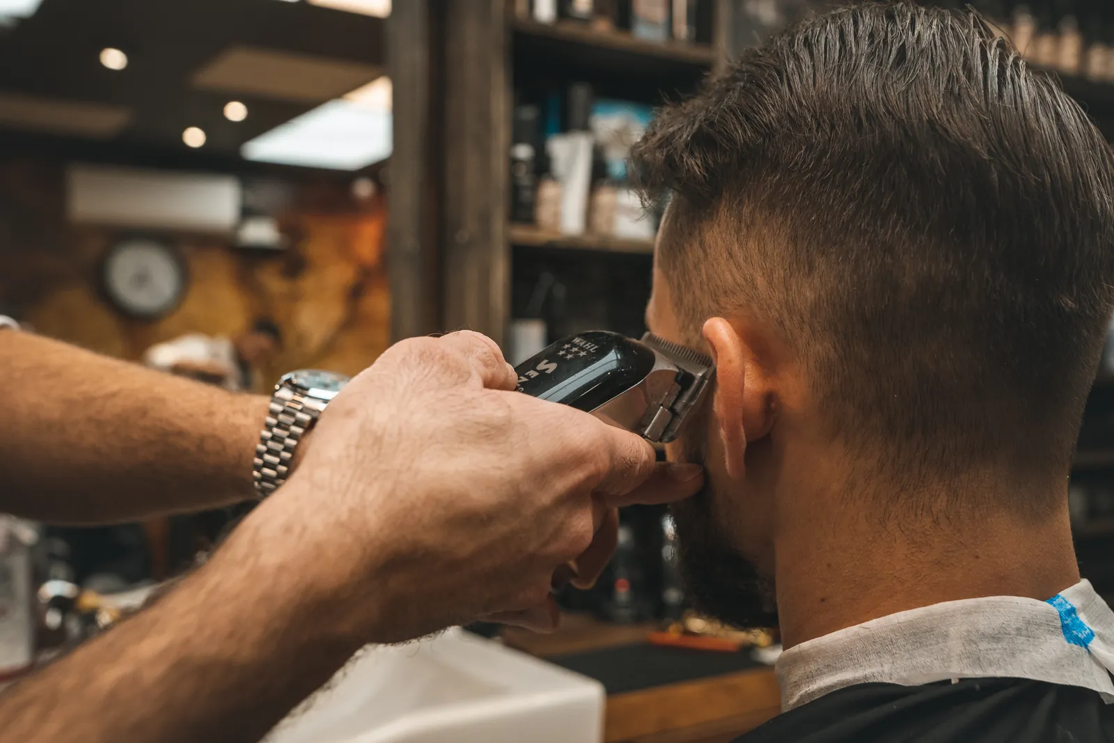 Maskinklippning av nacken
